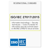 ISO/IEC 27017 2015 Standard